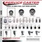 Service Caster 3'' Semi Steel Wheel Swivel Top Plate Caster Set with 2 Posi Brakes 2 Rigid, 4PK SCC-20S314-SSS-PLB-2-R-2 - alternate 2